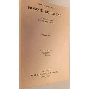 The Works of Honore De Balzac Vol. 11 (Hardcover)- Pre-Owned